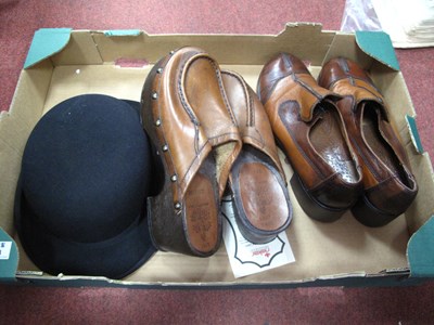 Lot 1498 - Saxone Italian Mens Platform Shoes Puma "A161"...