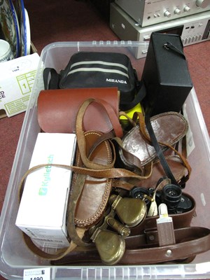 Lot 1490 - Binoculars; Miranda Zoom 7-15x35, Ross London,...