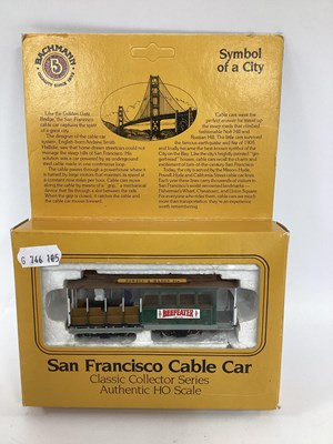 Lot 823 - A boxed Bachmann HO scale San Francisco Cable...