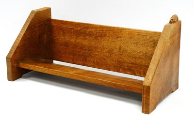 Lot 1312 - A Peter Heap of Wetwang 'Rabbit Man' Oak Book...
