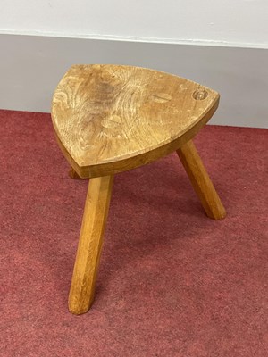 Lot 1331 - An Alan Grainger 'Acorn Man' Oak Three Legged...