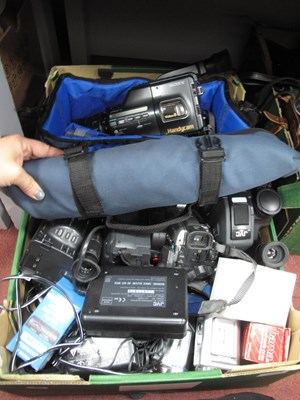 Lot 1093 - Camcorders; JVC compact VHS GR-AX5, Sony...
