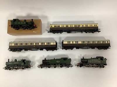 Lot 483 - Four 00 gauge Great Western locomotives: a...