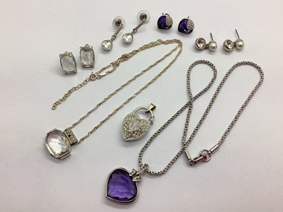 Lot 164 - Swarovski; A Selection of Earrings and...