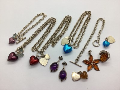 Lot 137 - A Selection of "925" and Other Jewellery, to...