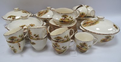 Lot 1210 - Alfred Meakin "Hayride" Pattern Tea Set and...
