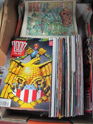 Lot 1144 - A Large Quantity of 2000AD Judge Dredd Comics,...