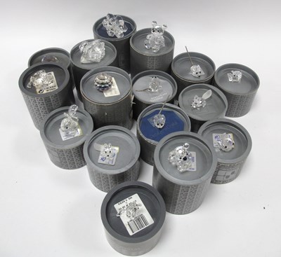 Lot 1275 - Swarovski; A large collection of miniature...