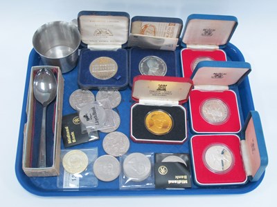 Lot 1321 - Coinage; A quantity of crowns, including three...