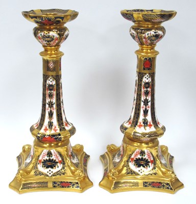 Lot 1109 - A Pair of Royal Crown Derby Porcelain...
