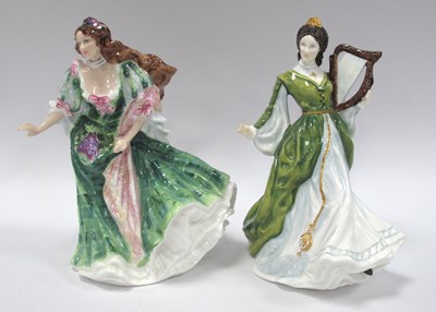 Lot 1267 - Two Royal Doulton porcelain figurines: Ladies...
