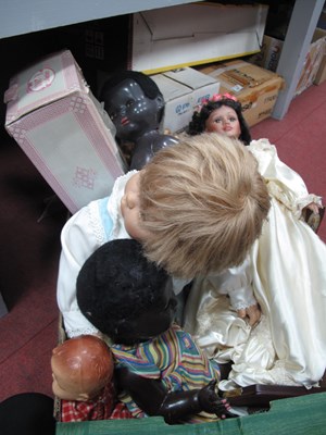 Lot 1096 - A Large Quantity of Dolls, to include bisque...
