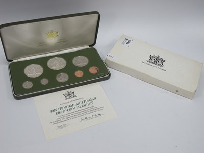 Lot 1319 - Franklin Mint 1975 Trinidad & Tobago eight...
