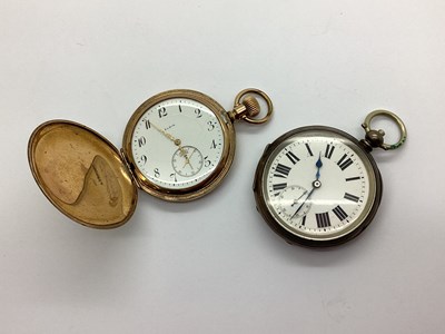 Lot 300 - A Hallmarked Silver Openface Pocket Watch, the...
