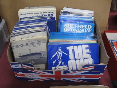 Lot 656 - Sheffield Wednesday Home Programmes,...