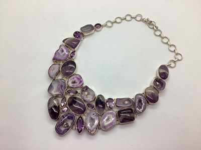 Lot 136 - A Statement Polished Hardstone and Geode...