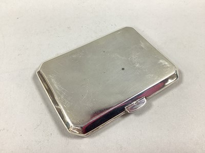 Lot 24 - A Small Hallmarked Silver Cigarette Case,...