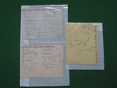 Lot 562 - 1939 Rugby League Autographs - Wakefield...