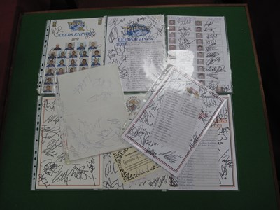Lot 470 - Rugby League Autograph Sheets, Post 2000 -...
