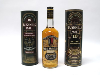 Lot 1541 - Whiskey - Two Bottles of Bushmills Single Malt...