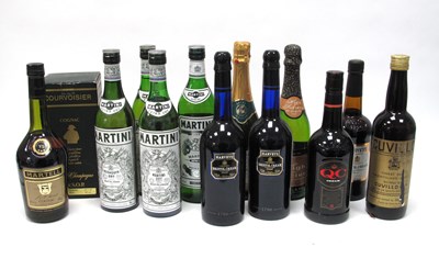 Lot 1494 - Mixes Selection - Martell VS Cognac;...