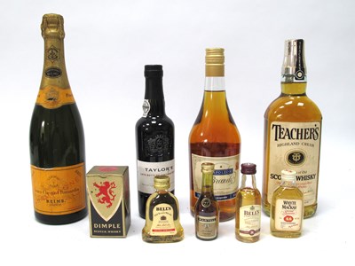 Lot 1513 - Spirits - Veuve Cliquot Champagne, Napoleon...