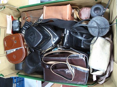 Lot 1476 - A Collection of Vintage Cameras and Lenses,...