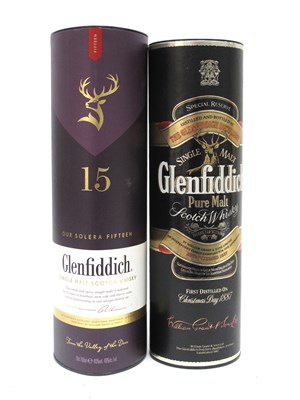 Lot 1519 - Whisky - Glenfiddich Single Malt Scotch Whisky...