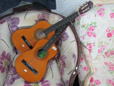 Lot 1169 - Two junior size classic guitars: Encore...