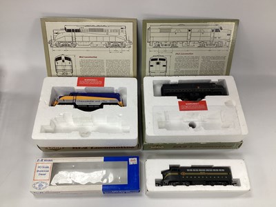 Lot 548 - Three 'HO' Gauge U.S.A Outline Diesel...