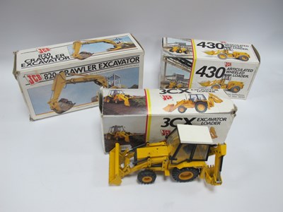 Lot 1370 - A Collection of Three Boxed NZG JCB Vehicles...