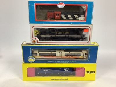Lot 524 - Four 'HO' Gauge U.S.A. Outline Diesel...