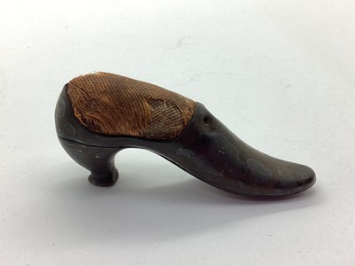 Lot 4 - A Victorian Novelty Hallmarked Silver Shoe Pin...