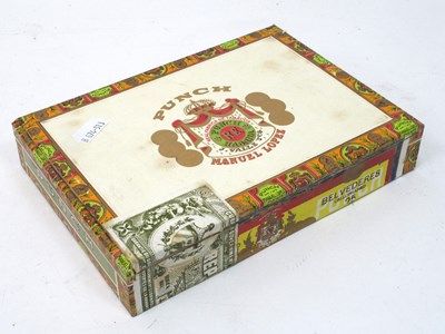 Lot 1481 - Cigars - Punch Belvederes 25 Cuban Cigars,...