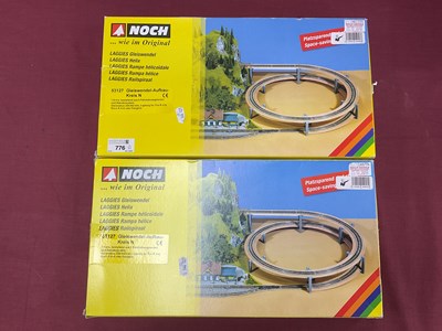Lot 776 - Two boxed Noch N gauge LAGGIES Helix kit packs...