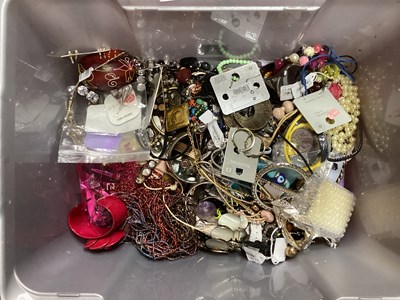 Lot 201 - A Quantity of Modern Costume Jewellery :- One Box