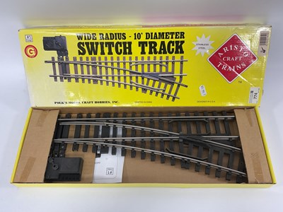 Lot 774 - A boxed G gauge right-hand hand-operated point...