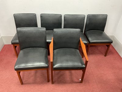Lot 1608 - Six Mid XX Century Dining Chairs (five single,...