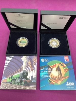 Lot 134 - Two Royal Mint UK Silver Proof £2 Coins,...