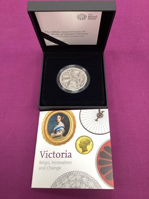 Lot 151 - 2019 Royal Mint UK Silver Proof £5 Coin, 200th...