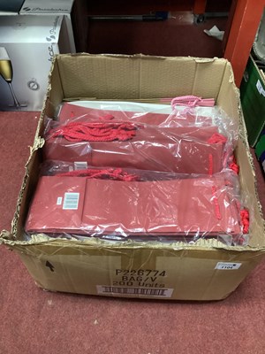 Lot 1104 - A large quantity of red bottle gift bags.
