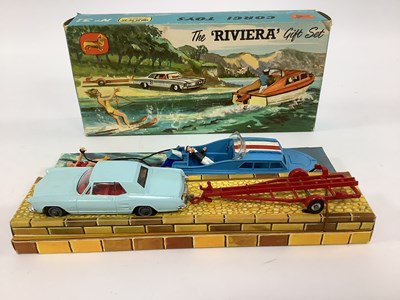 Lot 914 - Corgi Toys Gift Set No 31 'Riviera' Gift Set,...
