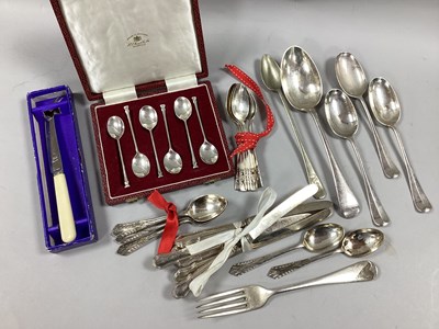 Lot 1 - A Set of Six Hallmarked Silver Coffee Spoons,...