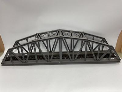 Lot 396 - An LGB G scale arched truss girder bridge (LGB...