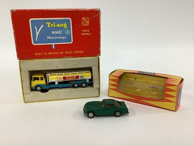 Lot 907 - Two Tri-ang Minic Motorway Models, the Bedford...