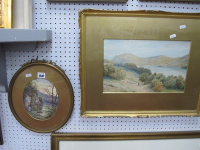 Lot 1547 - A.Ashworth, watercolour, Panoramic Landscape...