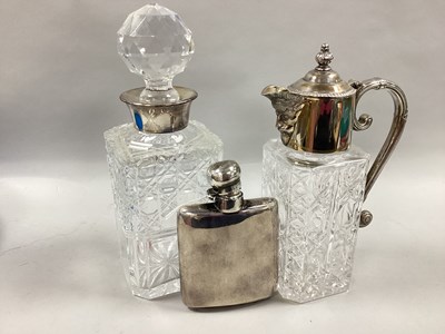 Lot 43 - A Hallmarked Silver Hip Flask, FBC, Birmingham...