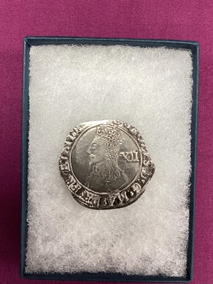 Lot 55 - 1625 - 1649 Charles I Silver Shilling, with a...