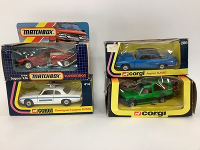 Lot 733 - Three Original Corgi Toys, No 286 Jaguar...