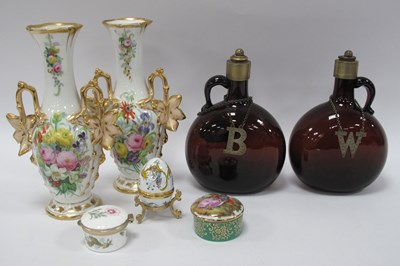 Lot 1217 - A Group of Collectables, including a pair of...